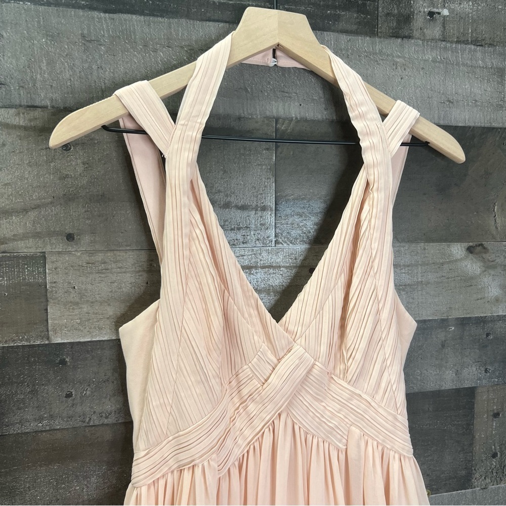 Lulu’s Exclusive Strike a Minerva Peach Maxi Dress - Picture 5 of 10